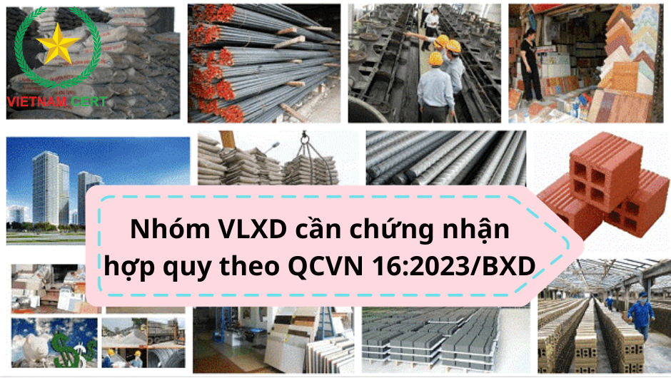 Quy trình chứng nhận hợp quy theo QCVN 16:2023/BXD tại VIETNAM CERT